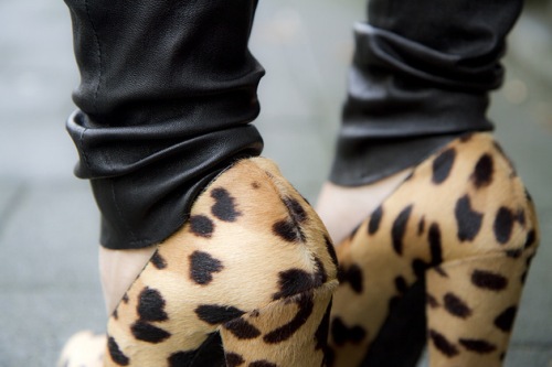 leopard print fashion shoes high heels